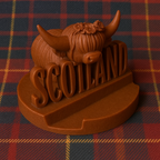 Highland Cow phone stand